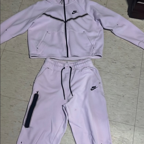 pink tech fleece sweater - Picture 4 of 4